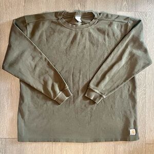 Vintage Carhartt Waffle Crewneck Pullover